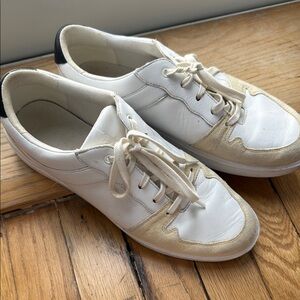 Cole Haan White and Tan Athletic Shoes